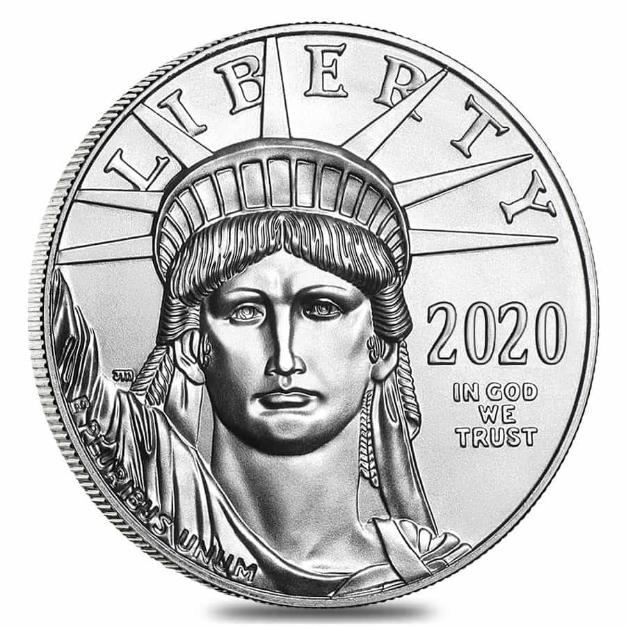 2020 1 oz .9995 Platinum American Eagle $100 Coin
